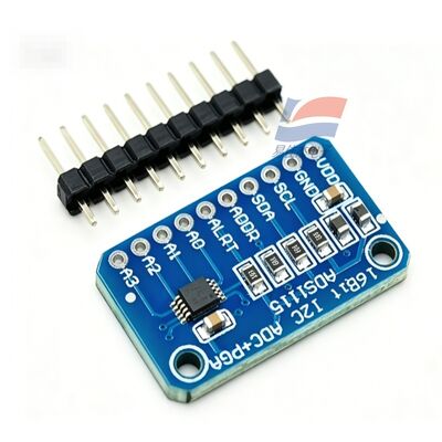 YJJ ADS1115 16ビット 高精度アナログ・デジタル変換器 ADC開発ボード モジュール 4チャンネル