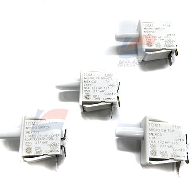 YJJ 1DM1 マイクロスイッチ 基本/高速スイッチ 10A 277VAC ピストン 単極 双投射