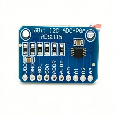 YJJ ADS1115 16ビット 高精度アナログ・デジタル変換器 ADC開発ボード モジュール 4チャンネル