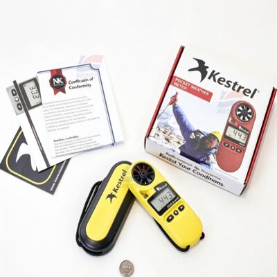 YJJ Kestrel NK3500 ハンドヘルド気象計 | 農業散布およびHVAC用風速計
